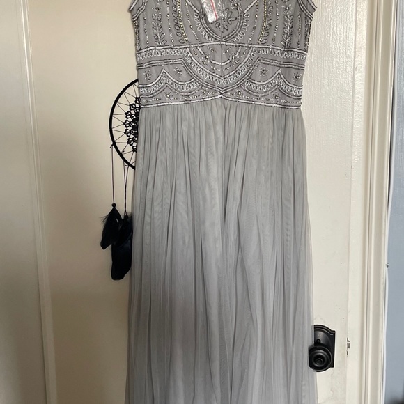 NWOT BHLDN BEADED GOWN, size 8 - Picture 4 of 14